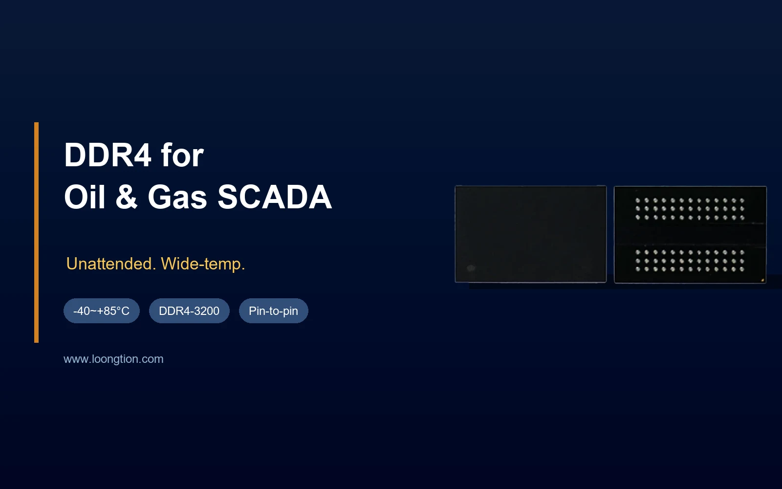 Wide-Temperature DDR4 for Oil & Gas SCADA RTUs