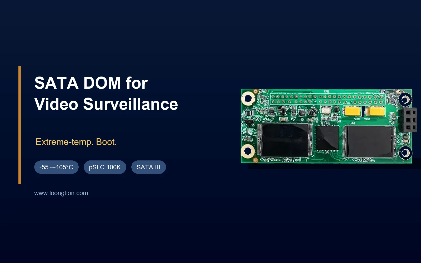 SATA DOM for Outdoor Video Surveillance NVRs: Extreme-Temperature Boot D…